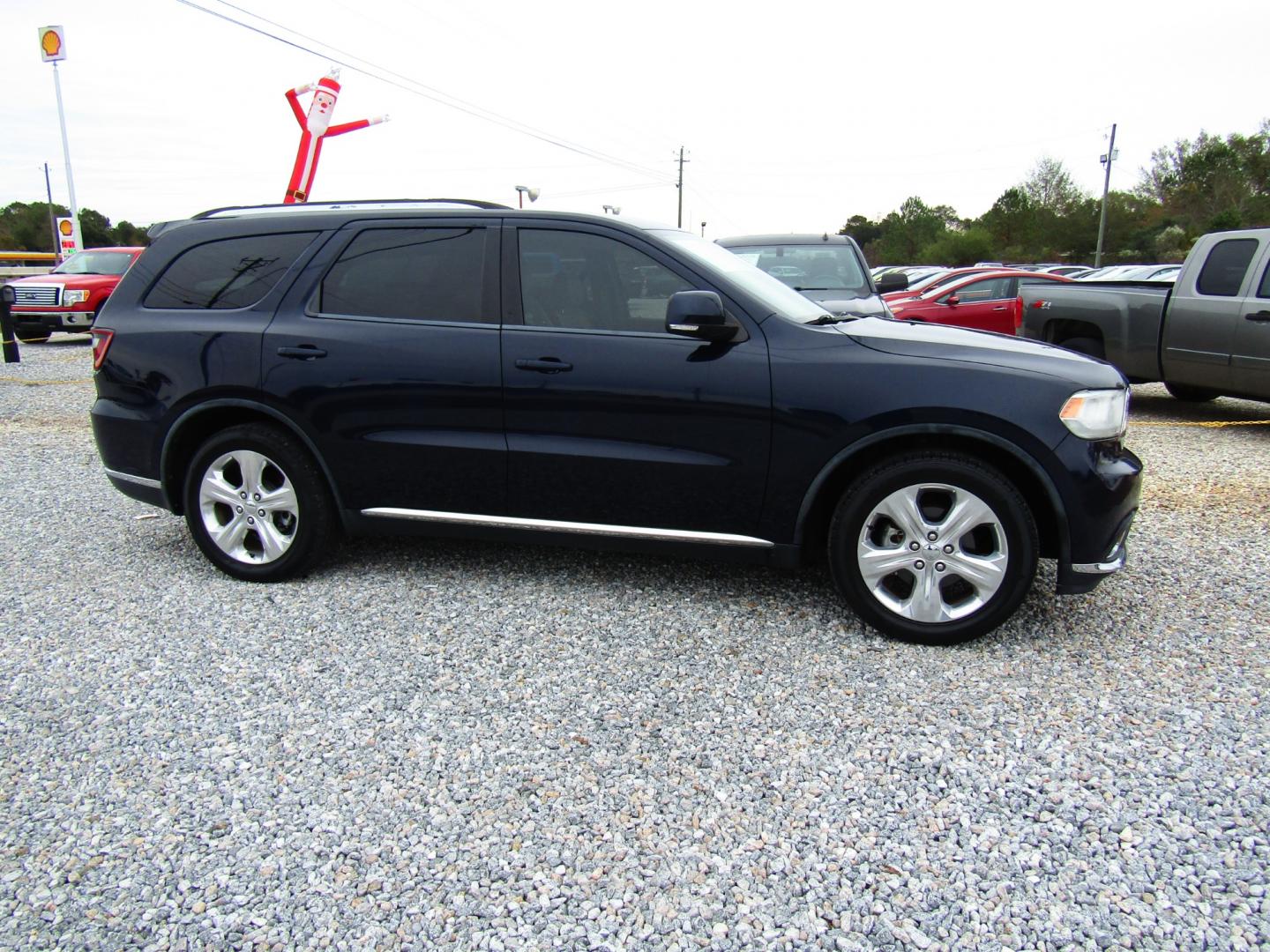 2014 Blue /Tan Dodge Durango (1C4RDHDG5EC) , Automatic transmission, located at 15016 S Hwy 231, Midland City, AL, 36350, (334) 983-3001, 31.306210, -85.495277 - Photo#0